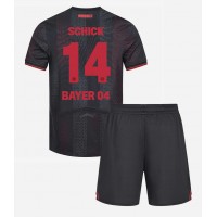Stroje piłkarskie Bayer Leverkusen Patrik Schick #14 Koszulka Podstawowej dla dzieci 2025-26 Krótki Rękaw (+ szorty)